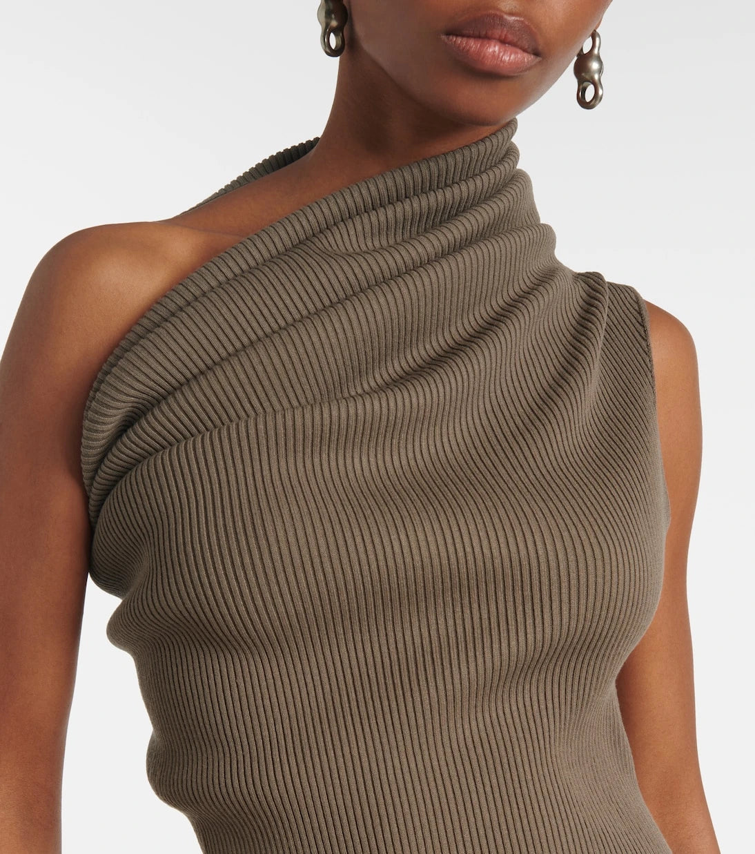 Rick Owens - One-shoulder maxi dress