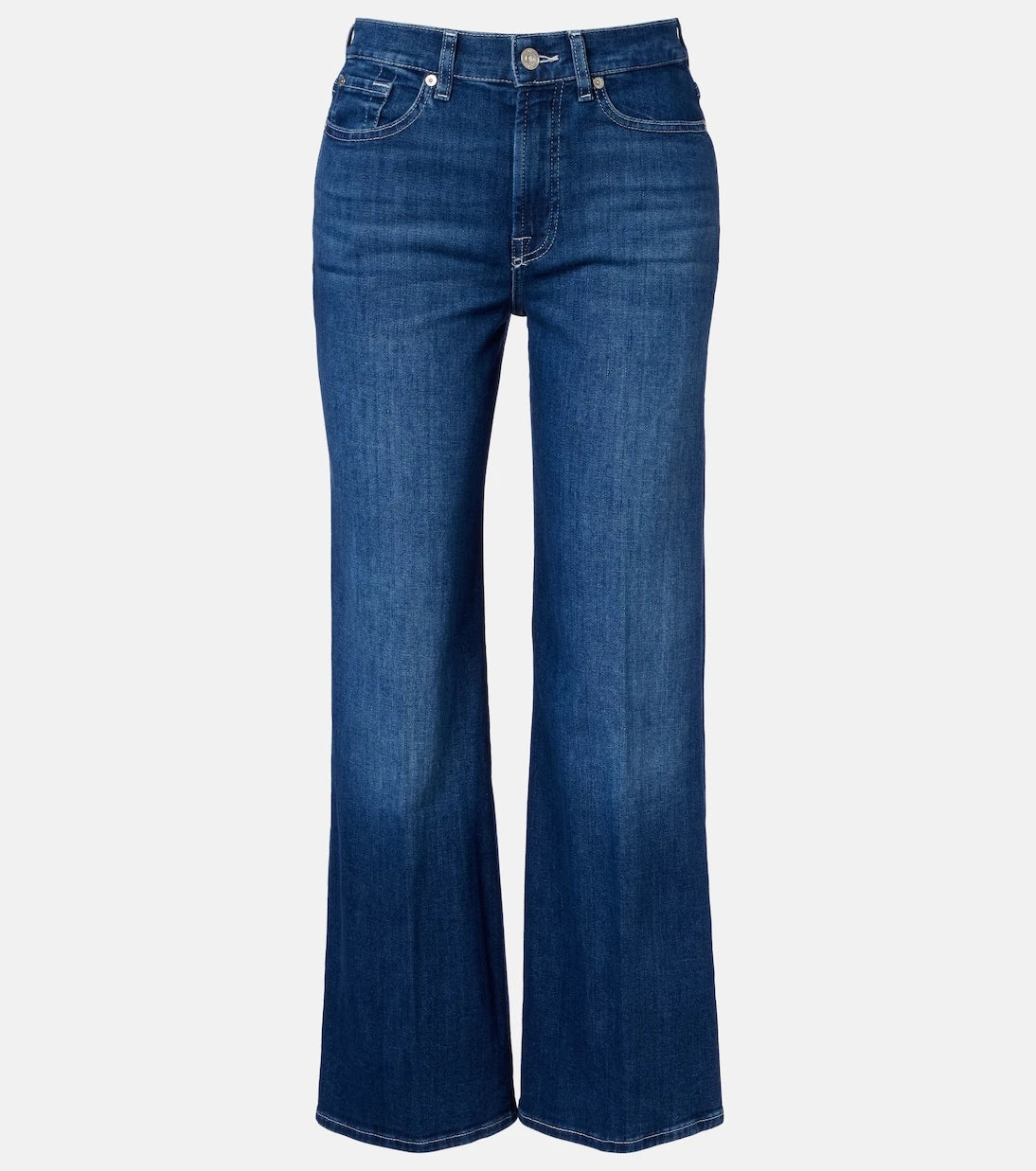7 For All Mankind - Lotta Ankle wide-leg jeans