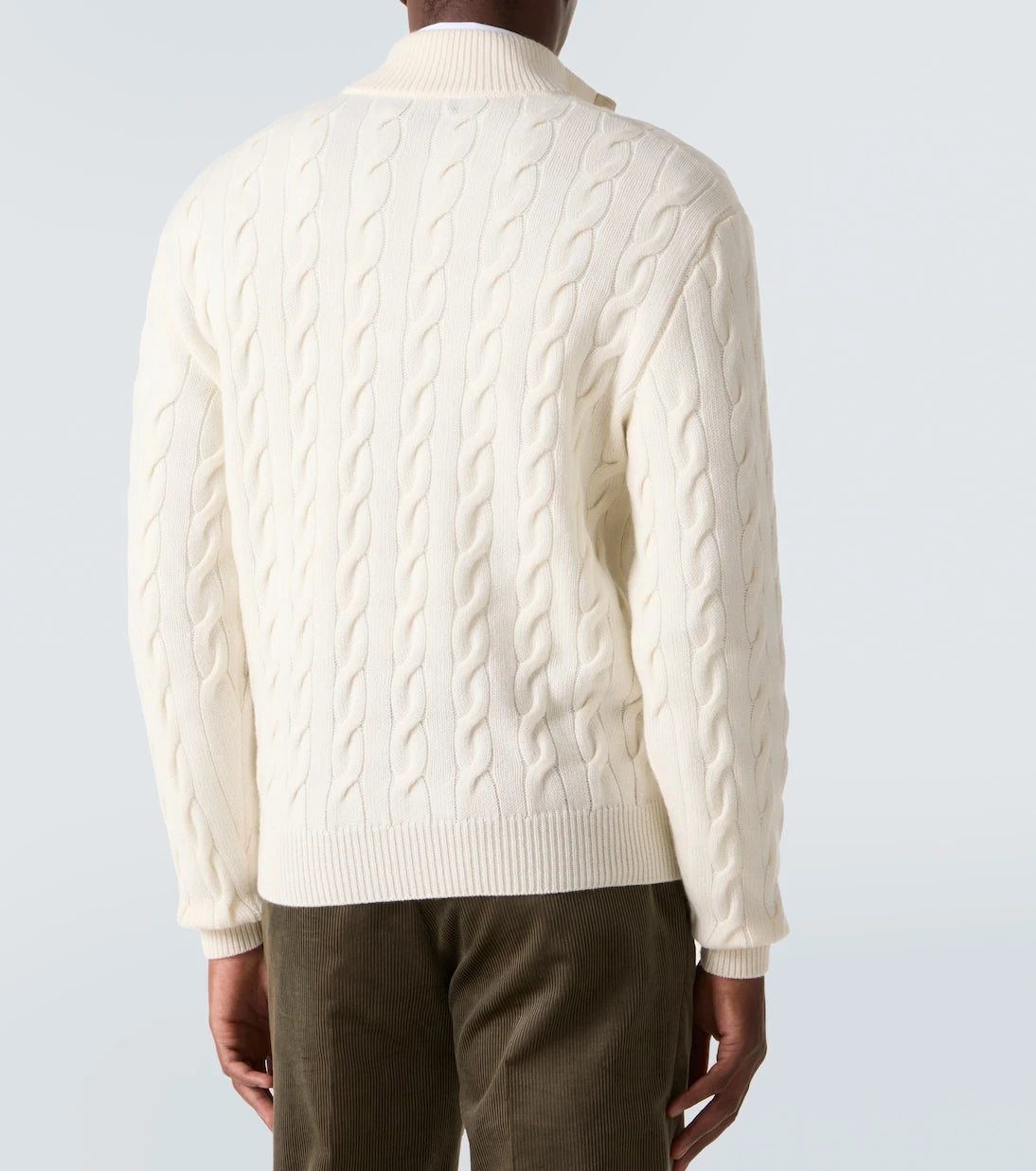 Ralph Lauren Purple Label - Cable-knit cashmere sweater