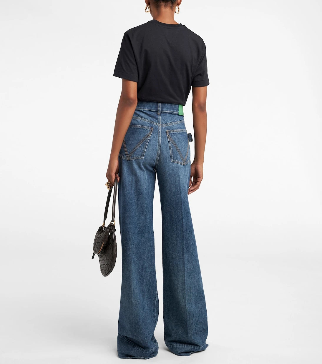 Bottega Veneta - High-rise wide-leg jeans