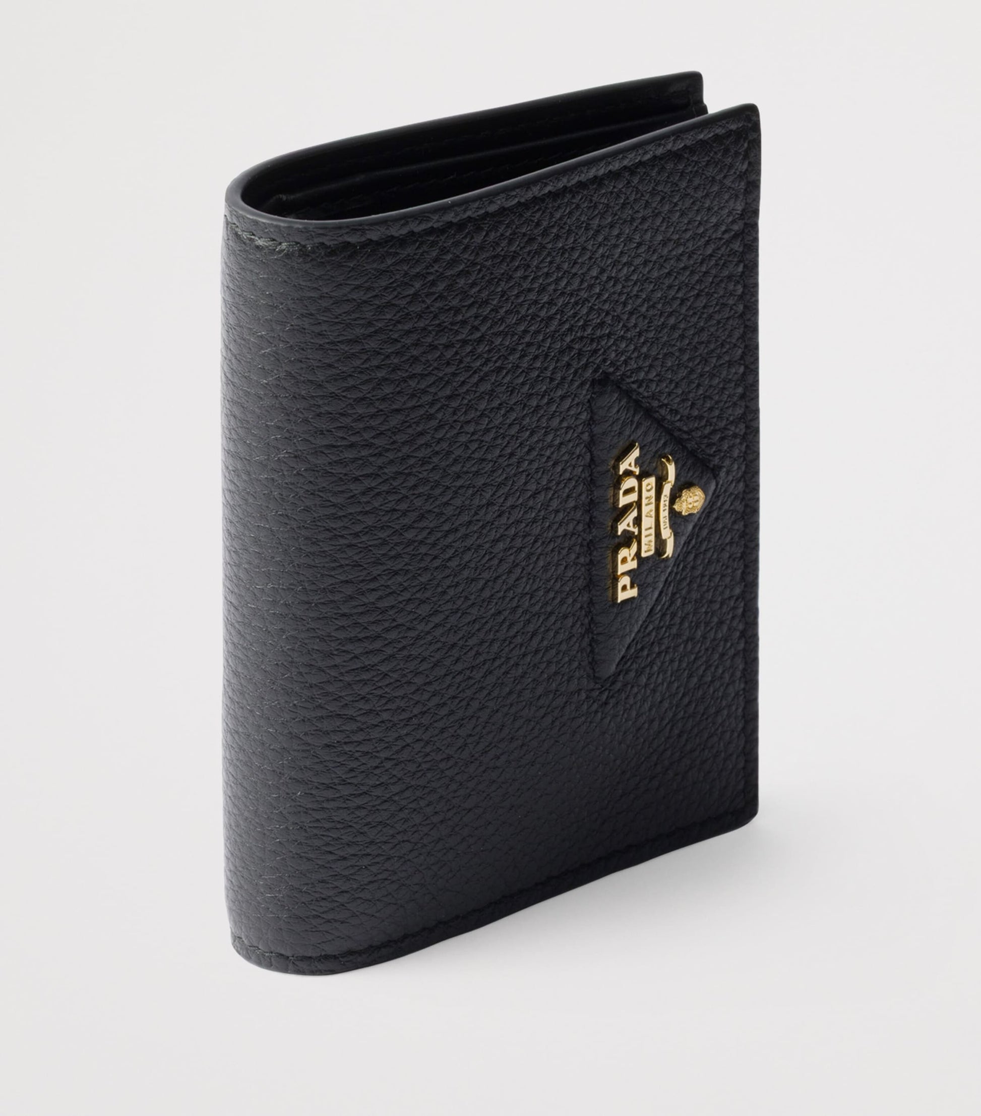 Prada Black Small Leather Wallet