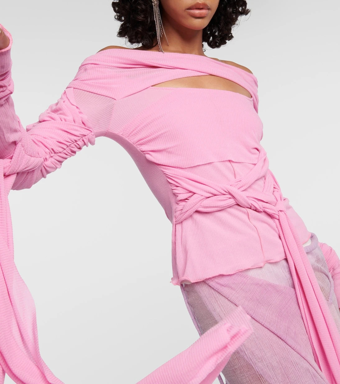 Acne Studios - بلوزة مثنية