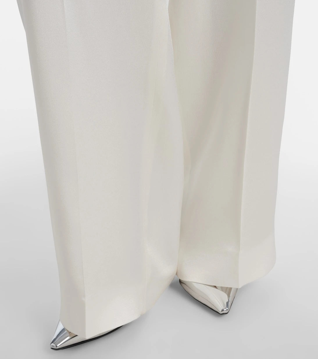 Stella McCartney - Satin wide-leg pants