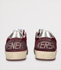 Golden Goose Red Suede Ball Star Sneakers