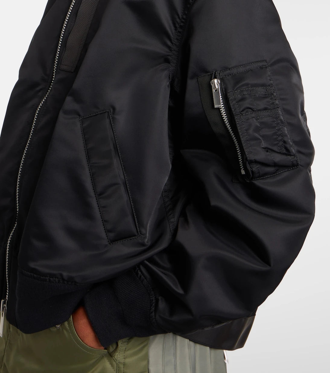 Sacai - Nylon bomber jacket