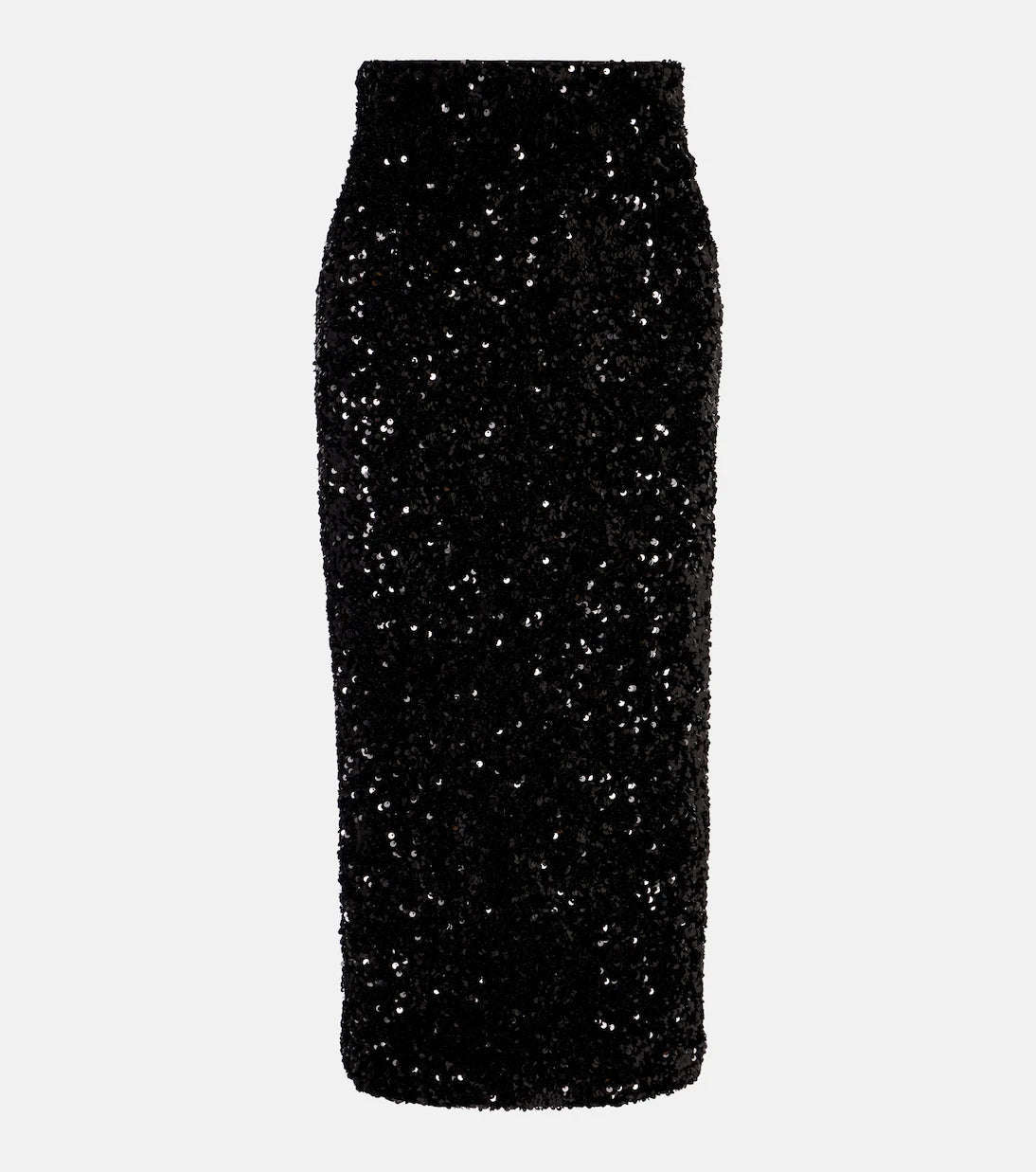 Vince - Sequined velvet midi skirt