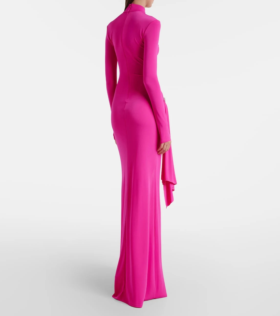 David Koma - Embellished draped gown