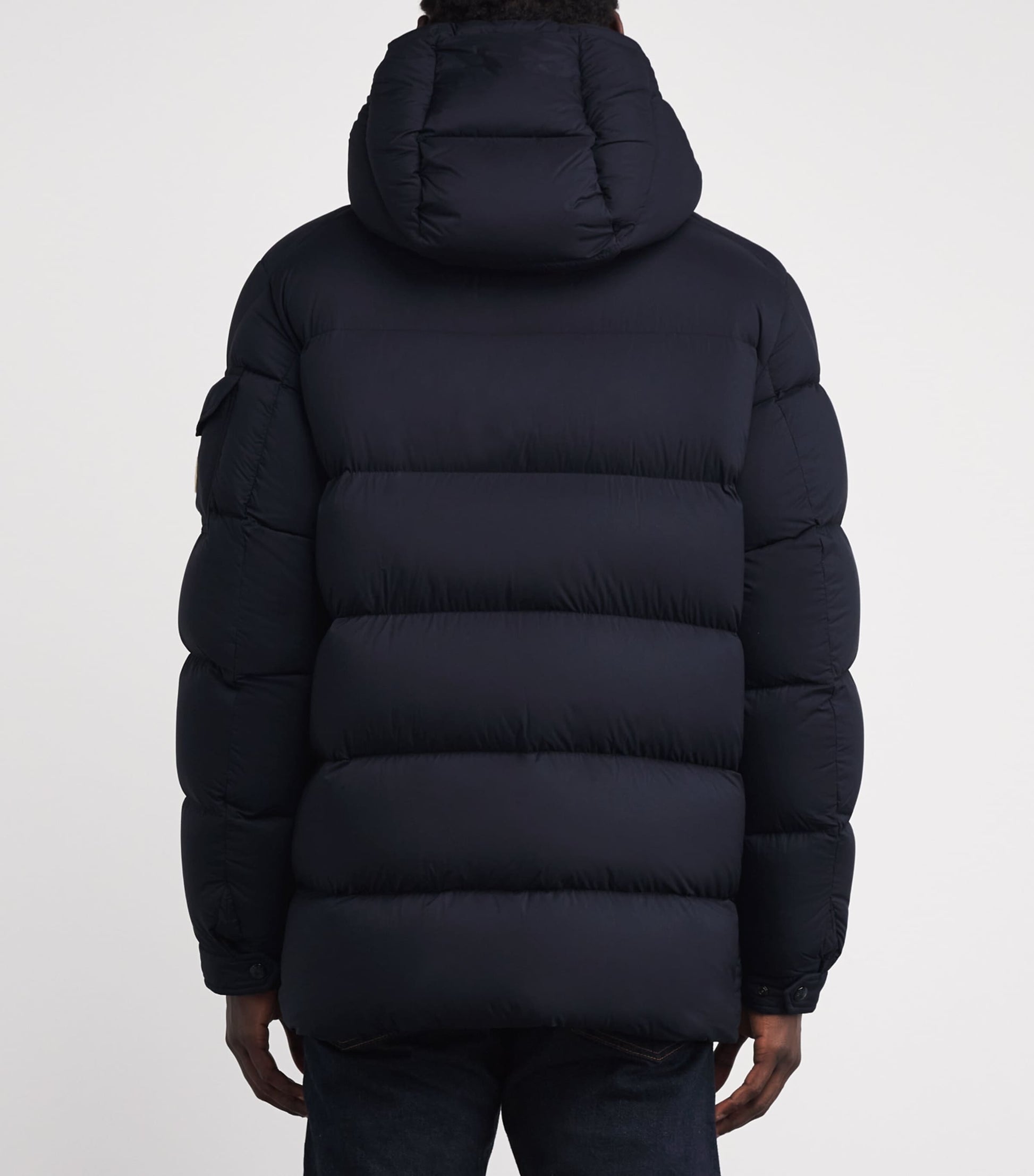 Moncler Blue Down Bretagne Puffer Jacket