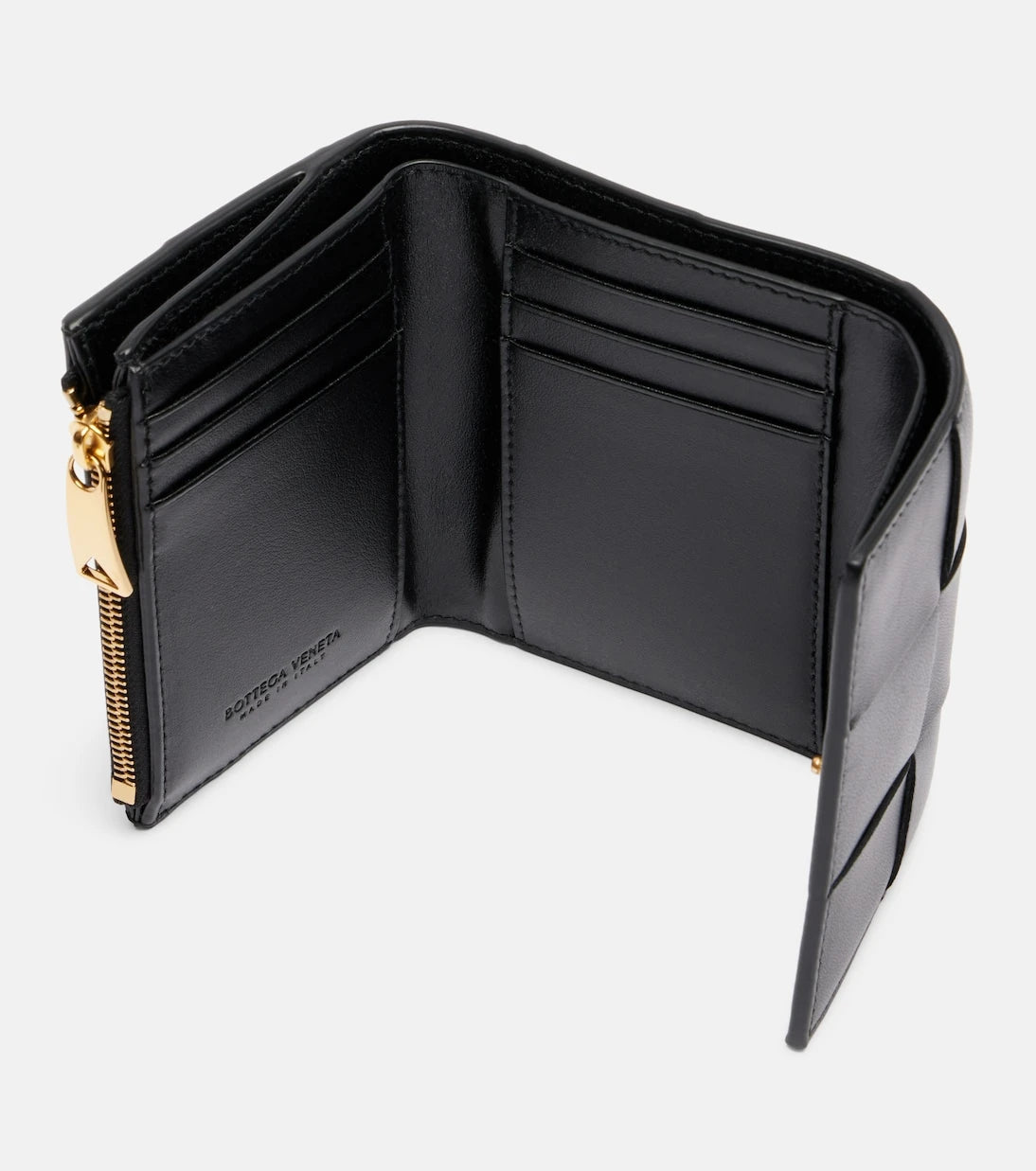 Bottega Veneta - Cassette Small Intreccio leather wallet