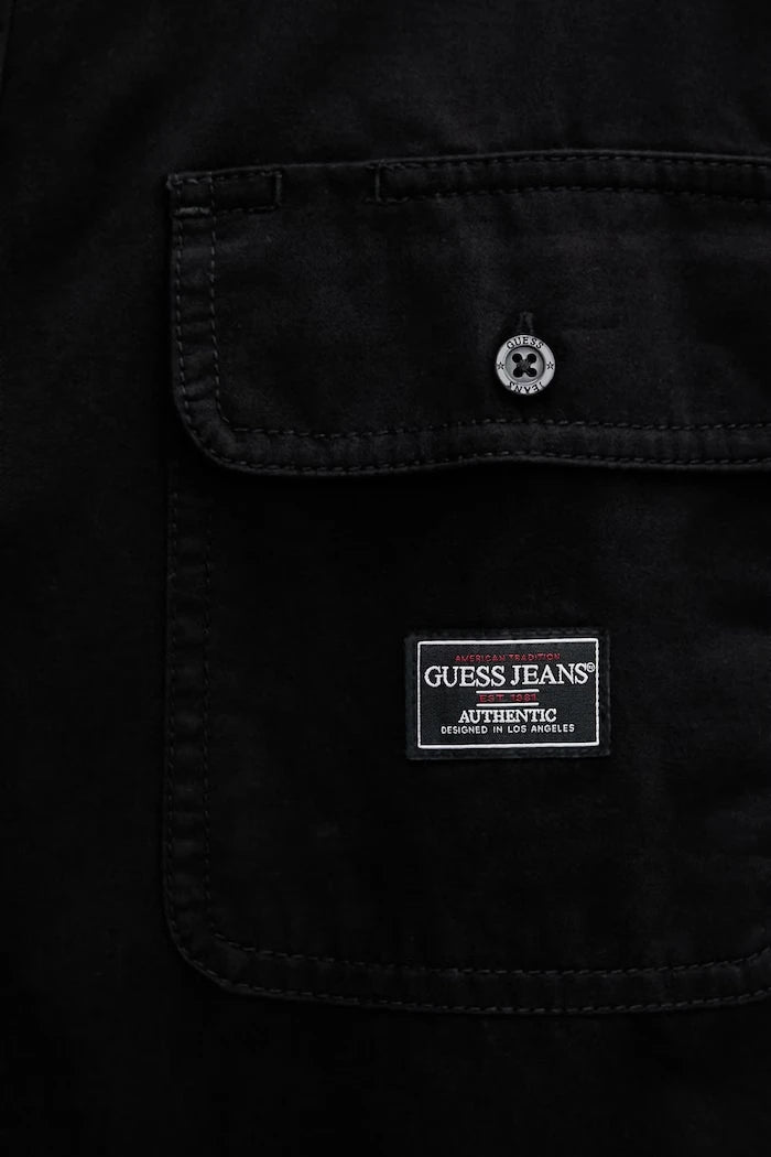 Guess Jeans риза мъжка от памук