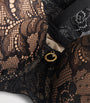 Aubade Black Lace Rosessence Half-Cup Bra