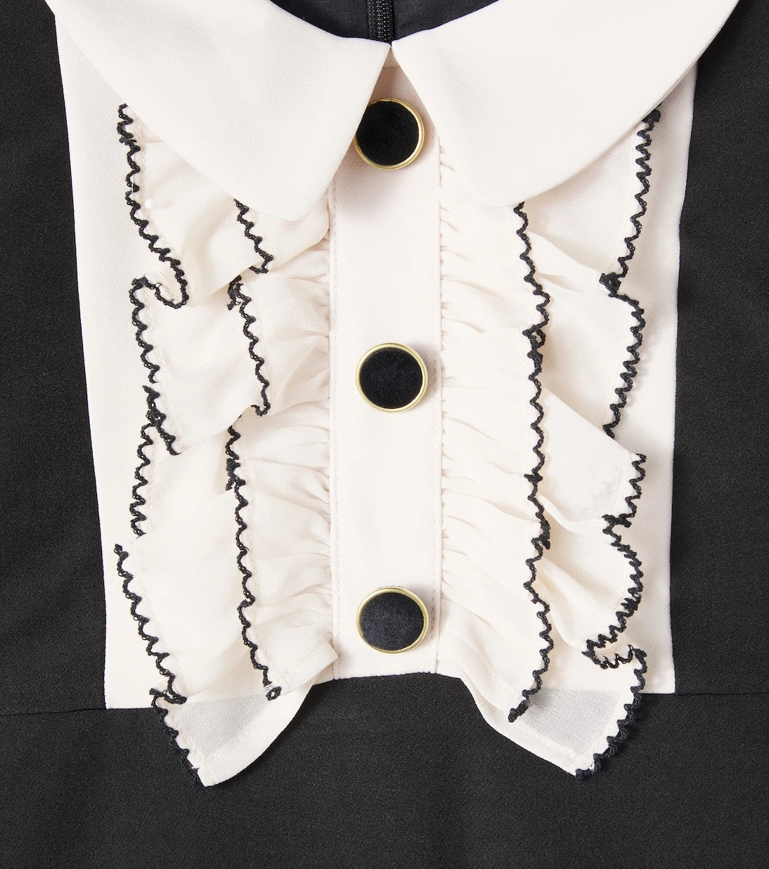 Patachou - Ruffled crêpe dress
