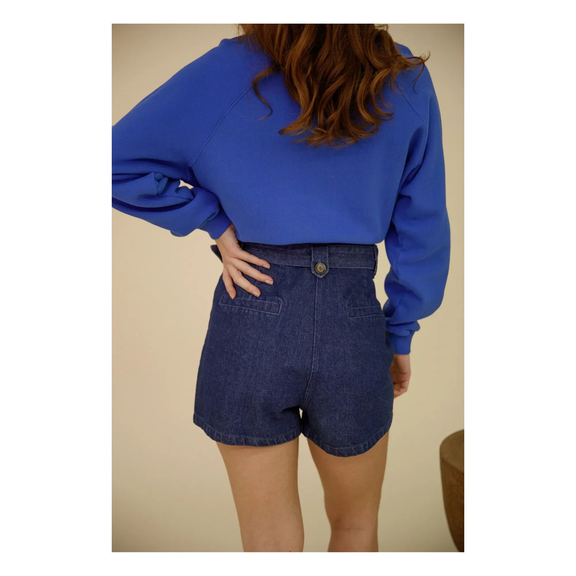 Emile et Ida - Zelina Denim shorts - Women's collection | Blue