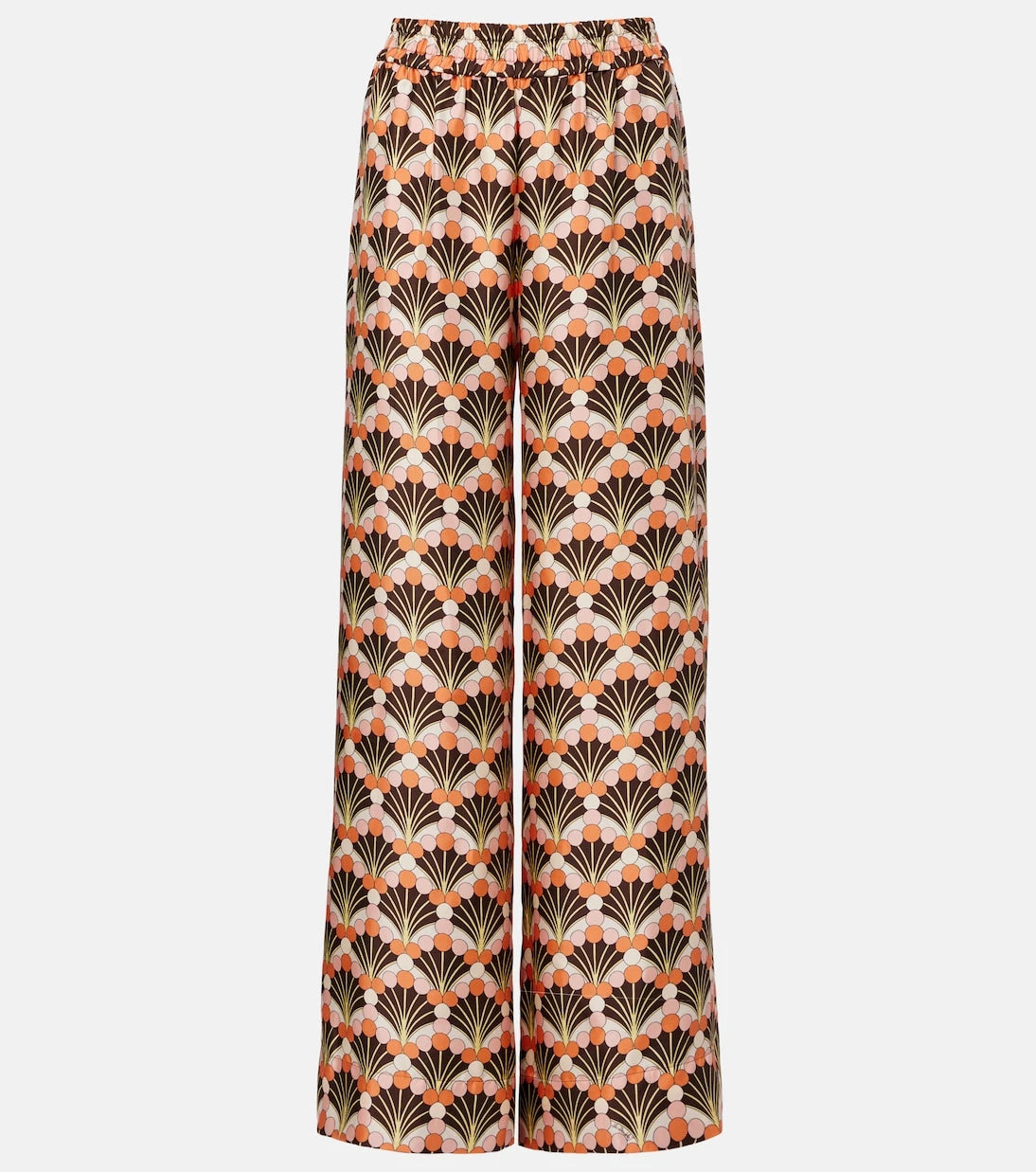 La DoubleJ - Printed silk palazzo pants