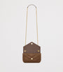 Saint Laurent Brown Mini Loulou Shoulder Bag