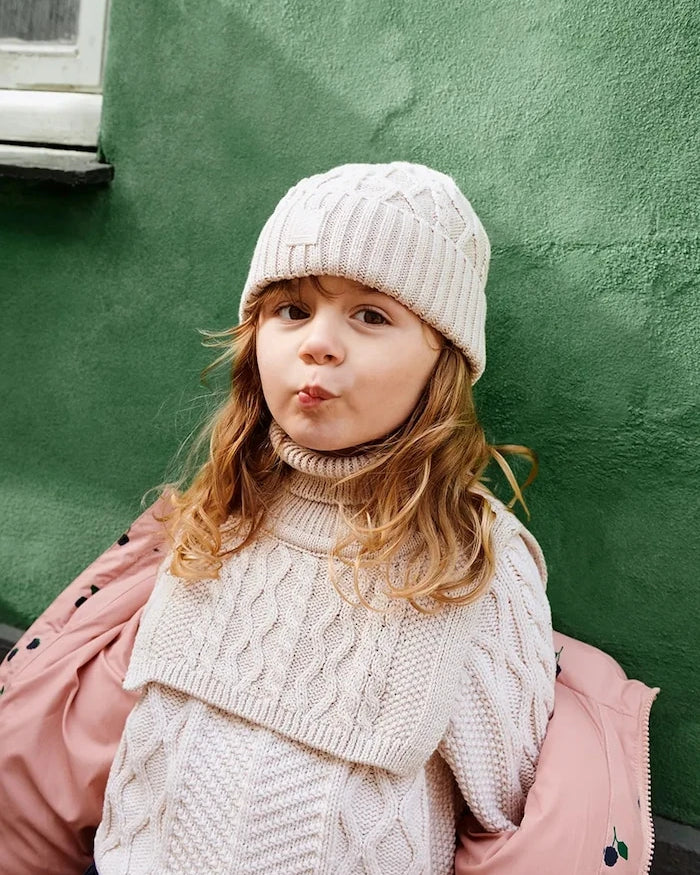 Liewood Ezra Beanie w. Cables Çocuk Pamuk Şapka