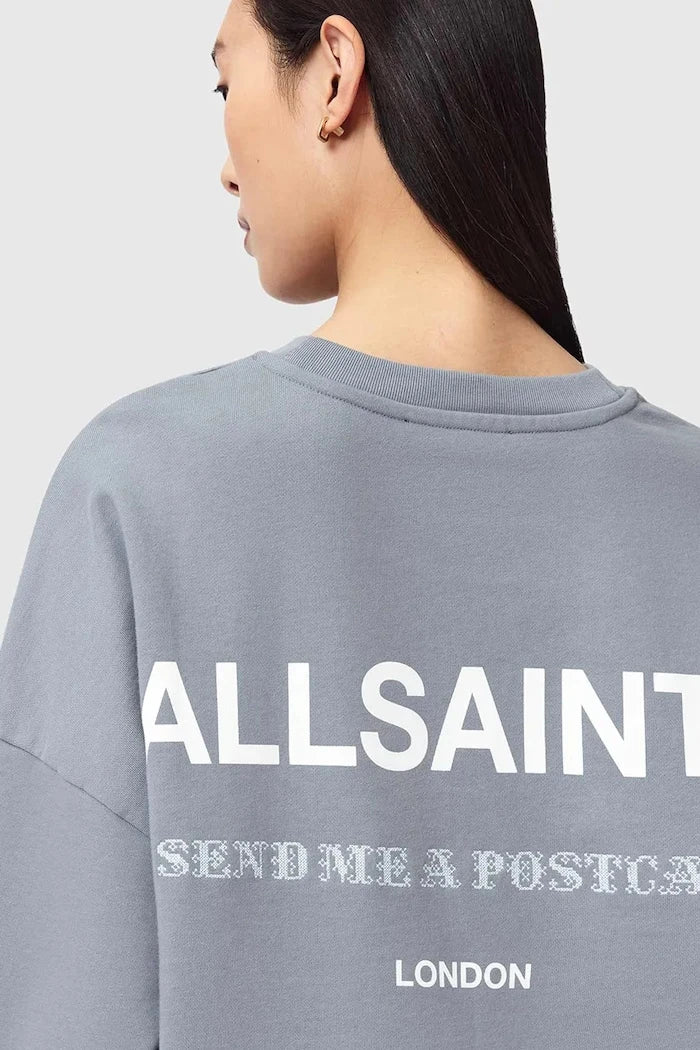 AllSaints kadın pamuklu oversize sweatshirt DREAMER