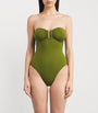 Eres Green Strapless Cassiopée Swimsuit