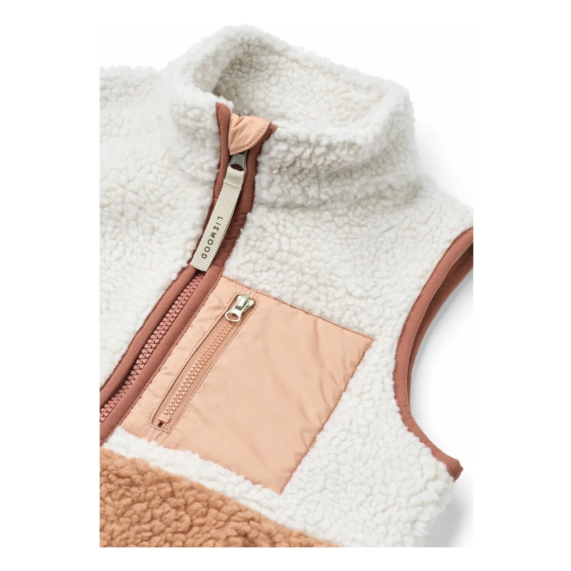 Liewood - Vada Sleeveless Sherpa Jacket | Pink