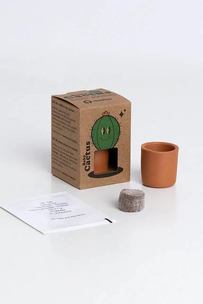 RESETEA Baby Cactus Bitki Yetiştirme Seti 4,7 x 6,5 x 4,7 cm