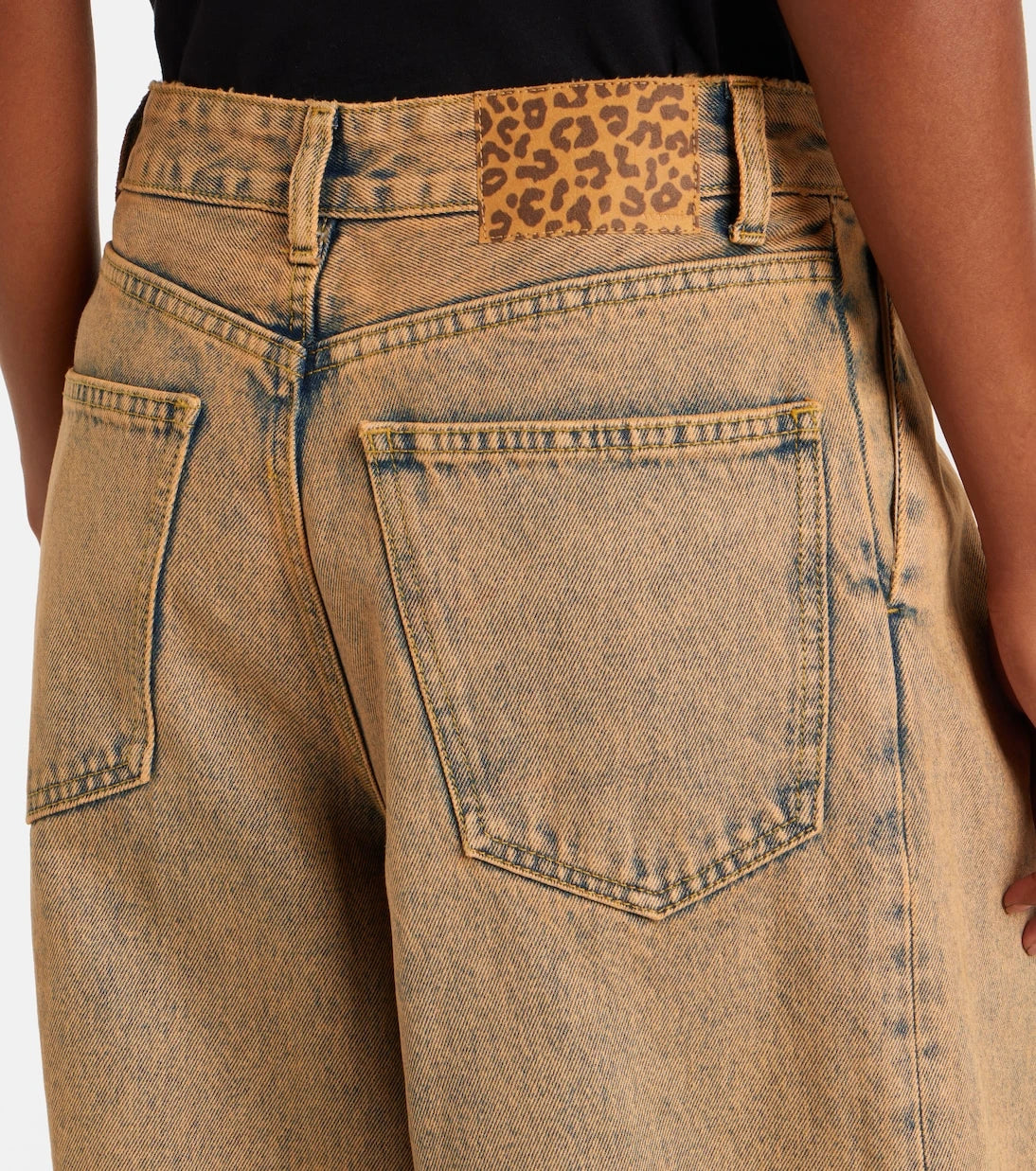 Alanui - Desert Rose wide-leg jeans