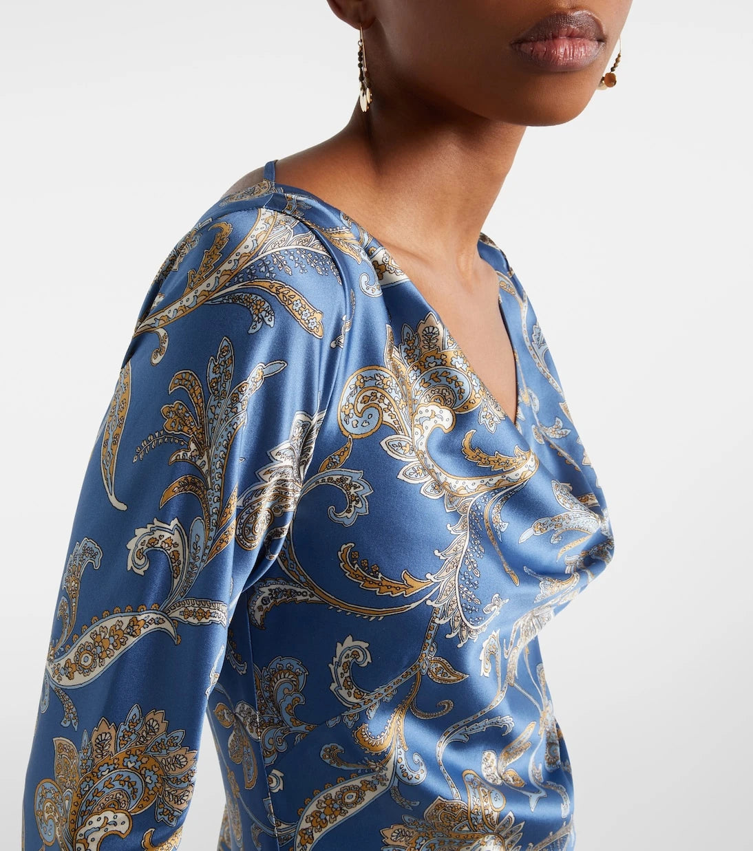 Veronica Beard - Ember printed silk-blend maxi dress