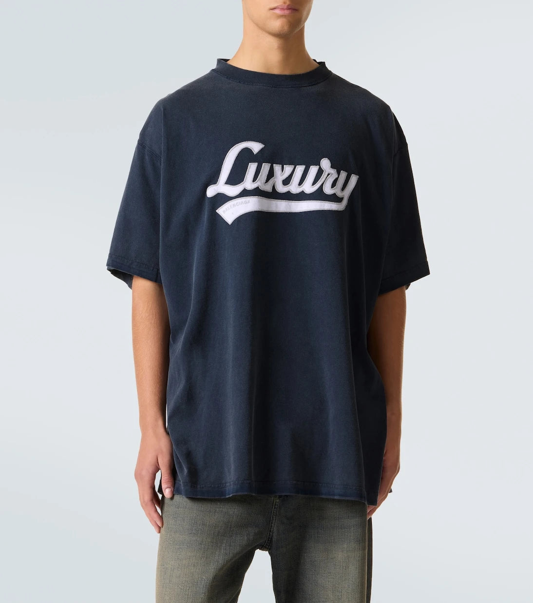 Balenciaga - Printed cotton jersey T-shirt