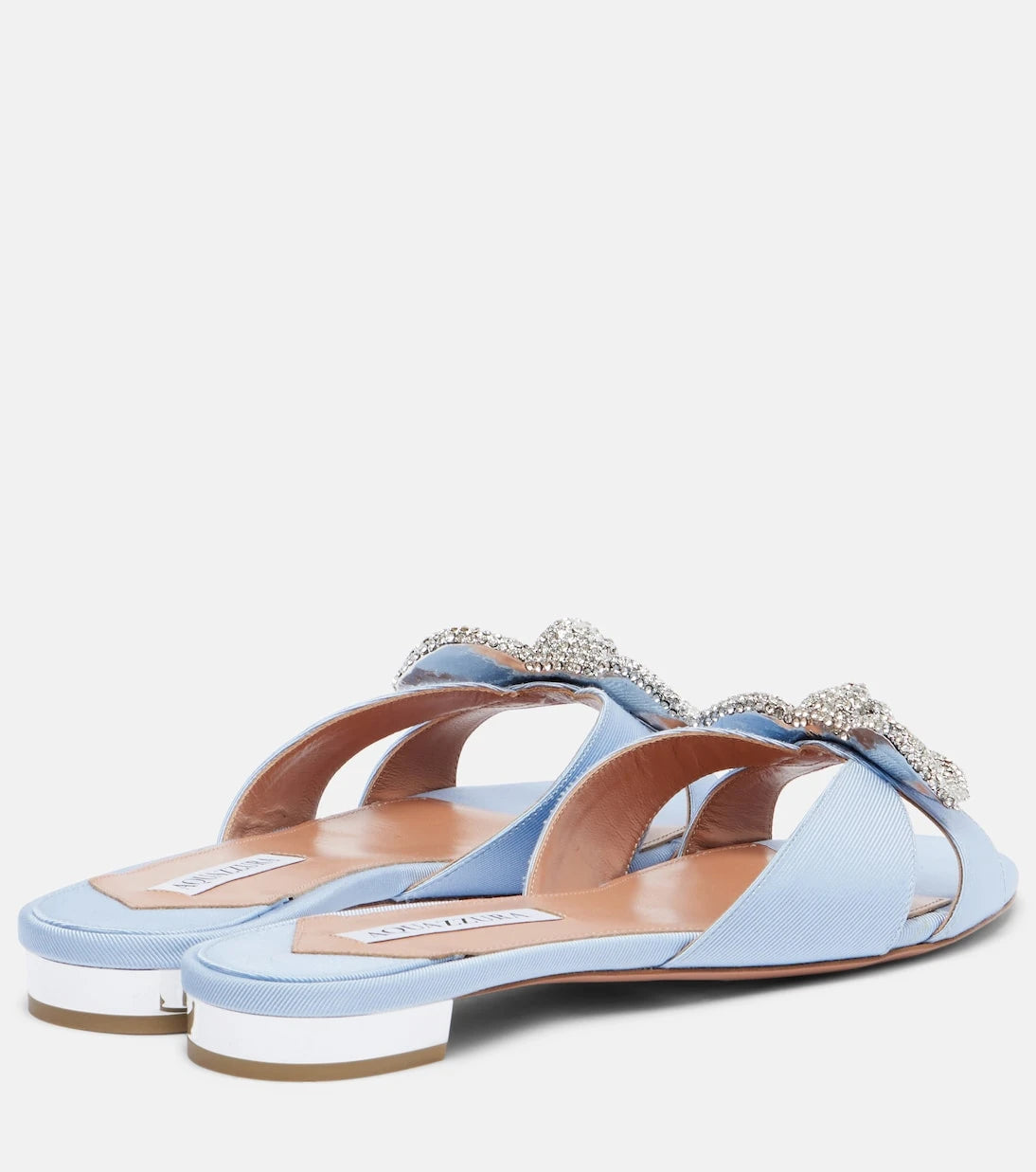 Aquazzura - Very Bow Tie embellished flats