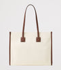 Burberry Beige Medium Canvas Freya Tote Bag