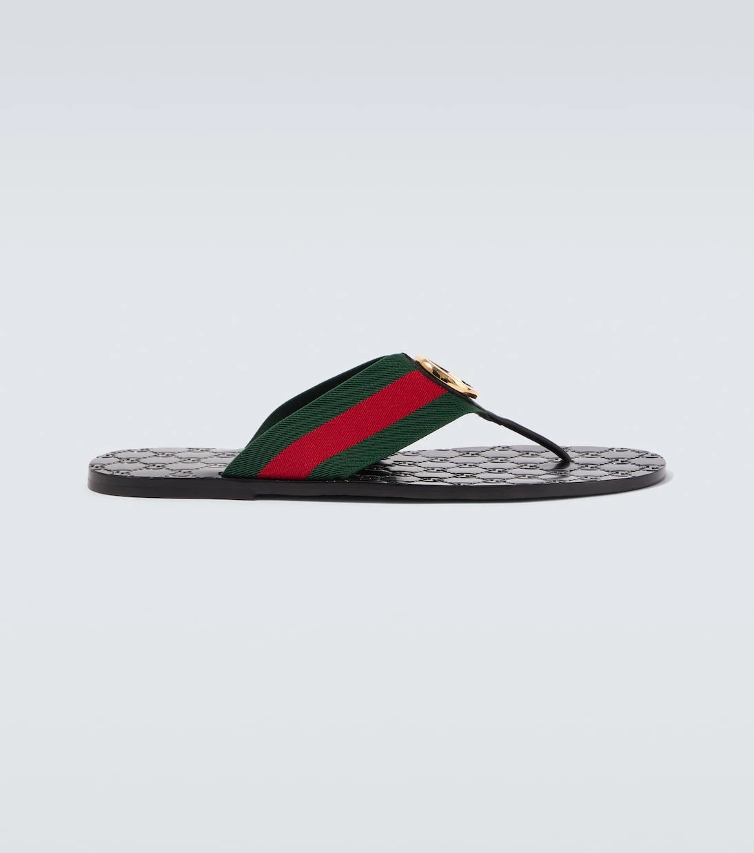 Gucci - Riviera GG leather thong sandals