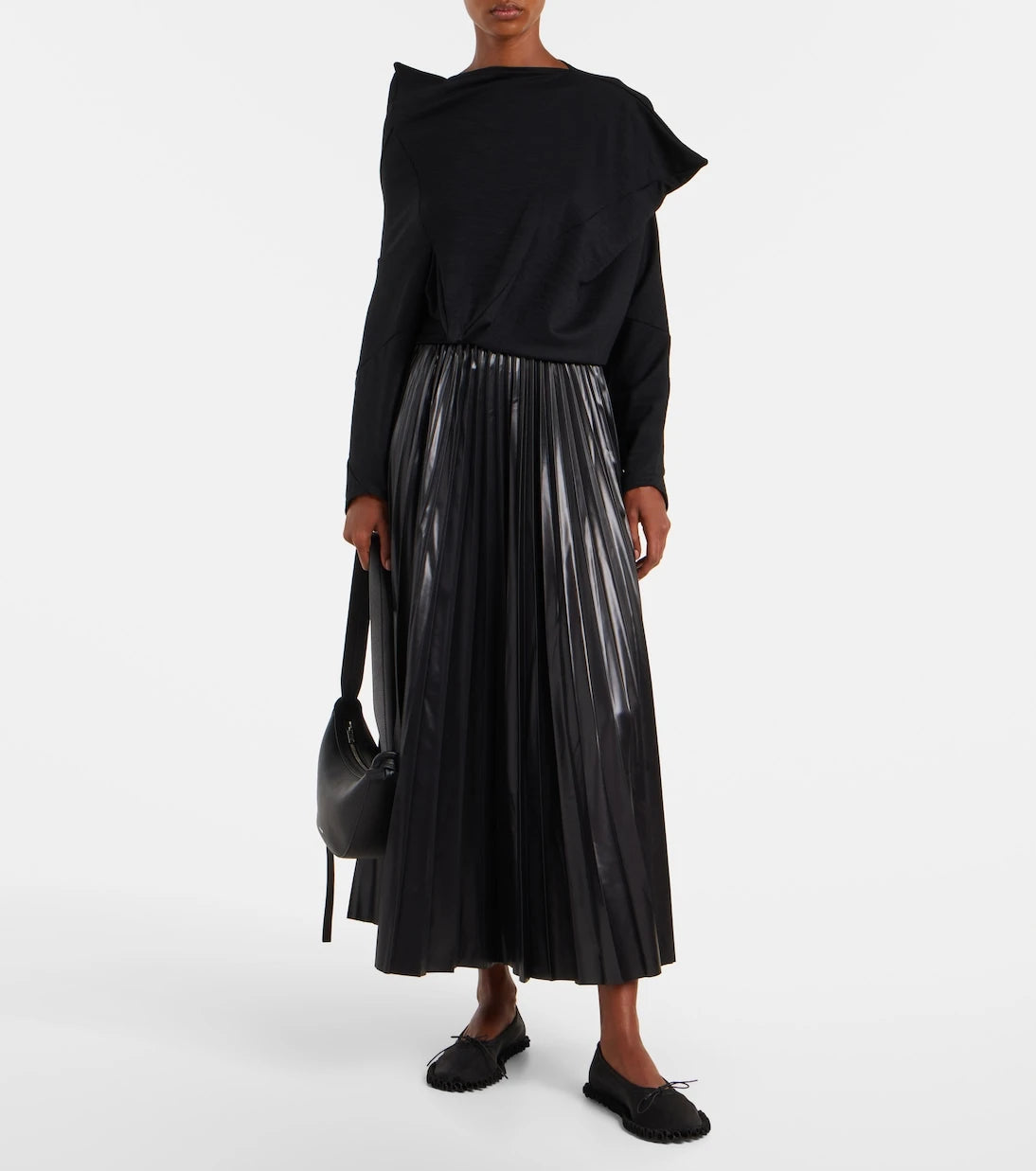 Junya Watanabe - Wool-blend crop top