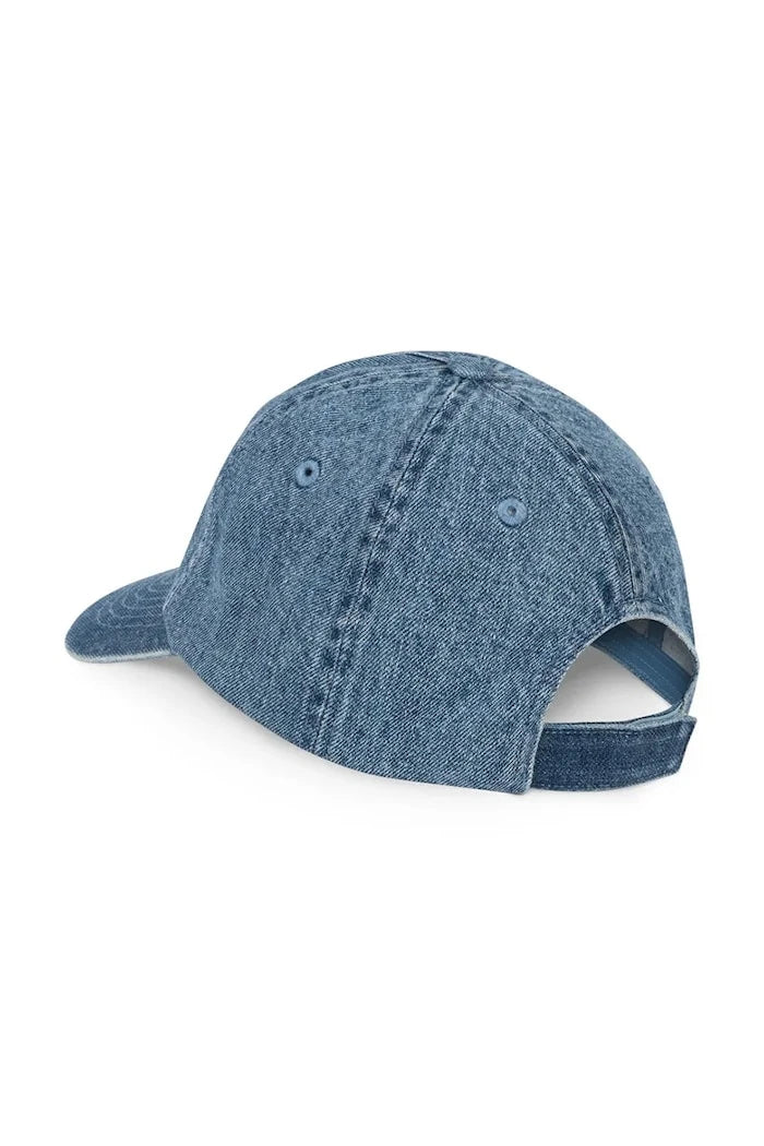 Konges Sløjd denim çocuk siperlikli şapka MAGOT CAP GOTS