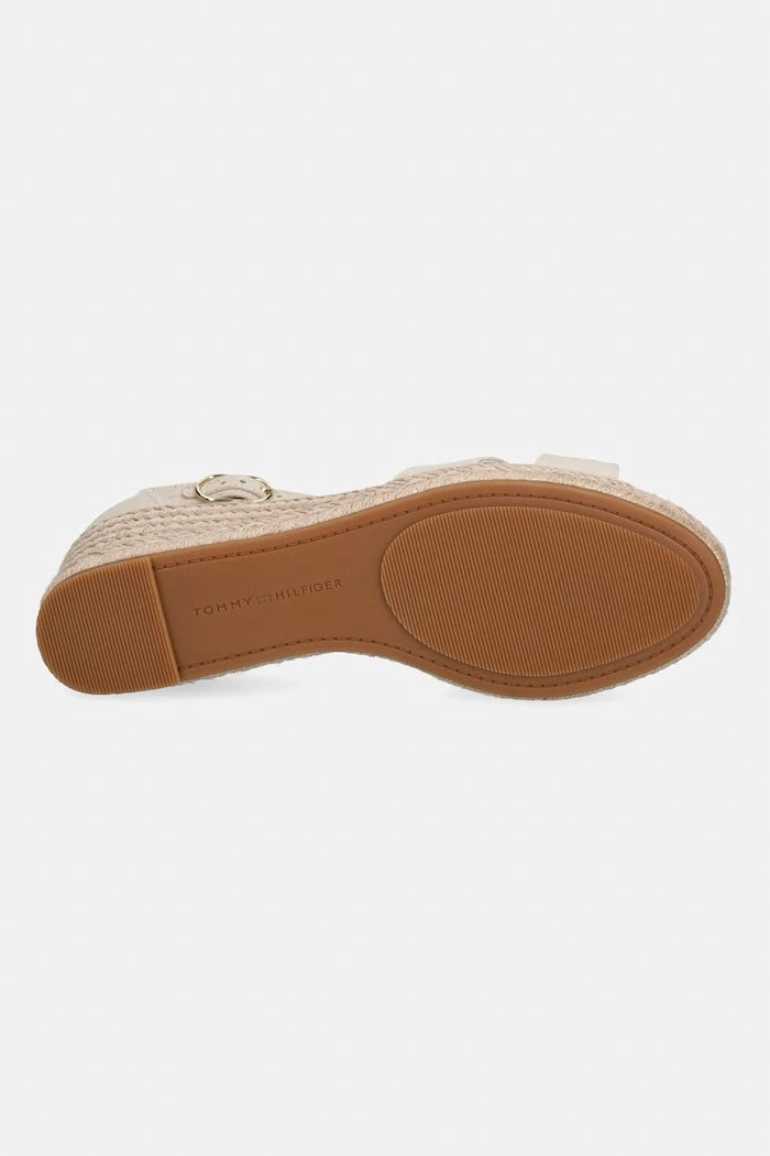 Tommy Hilfiger MID WEDGE ESPAD X CROSS Dolgu Topuk Sandalet