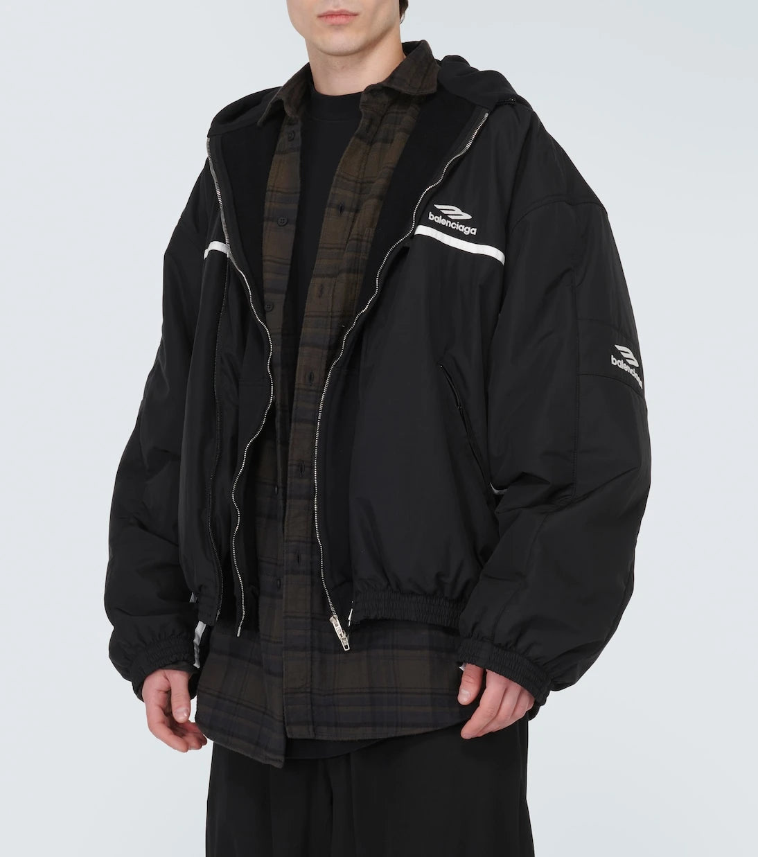 Balenciaga - 3B Sports Icon layered track jacket