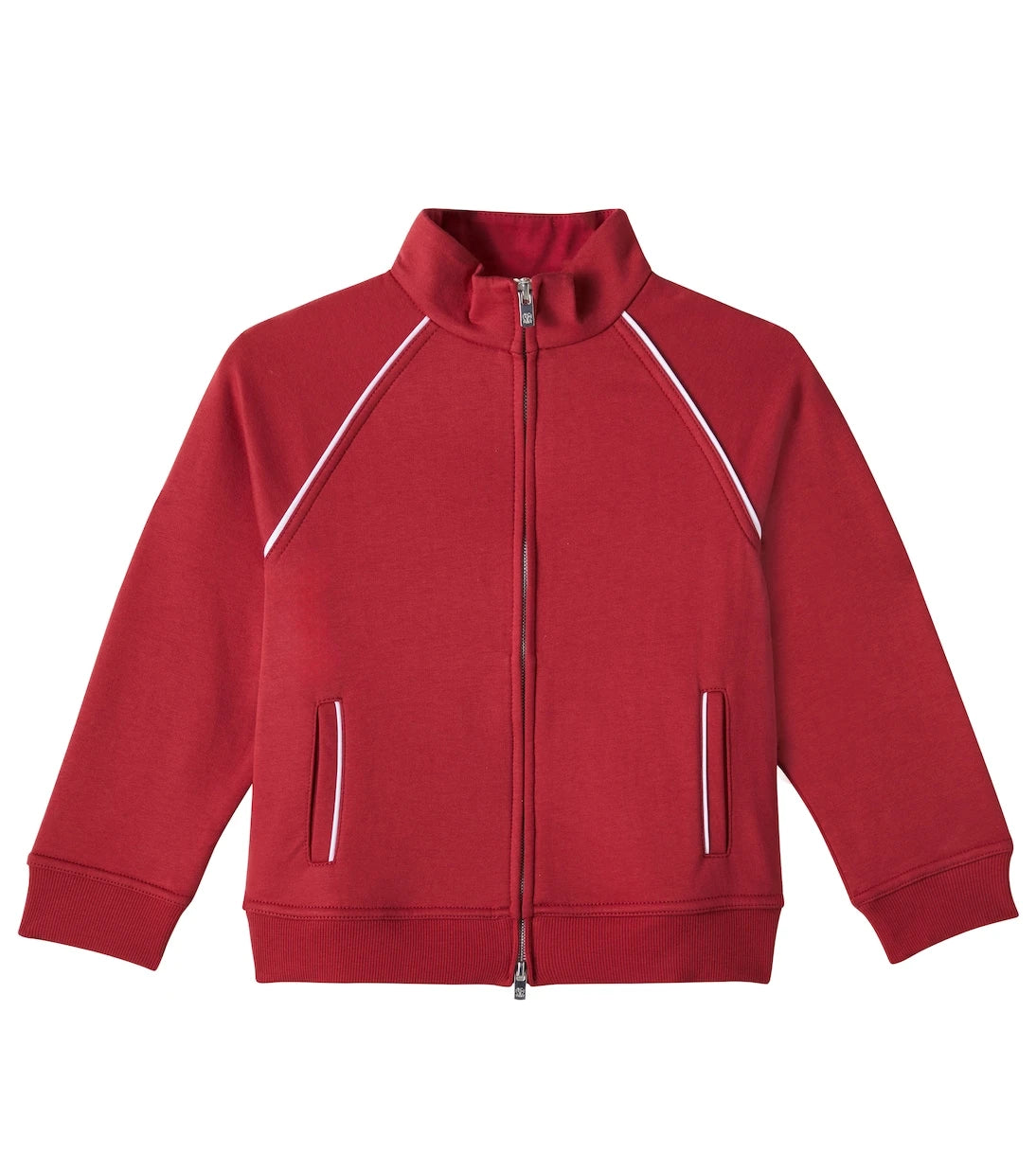 Brunello Cucinelli Kids - Cotton-blend jersey track jacket