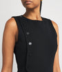 Claudie Pierlot Black Embellished Midi Dress