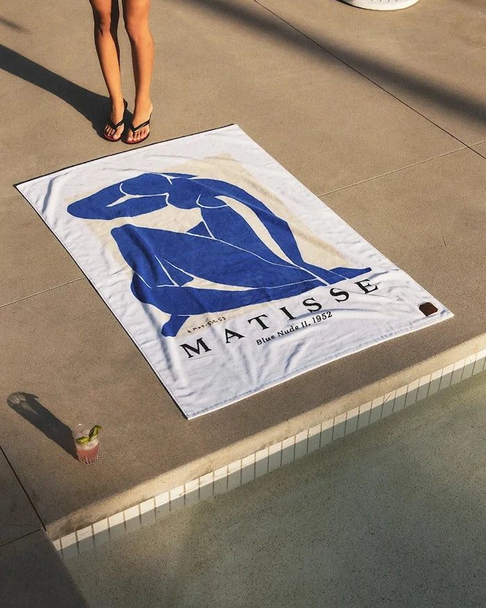 Slowtide x Henri Matisse Pamuklu Plaj Havlusu 100 x 150 cm