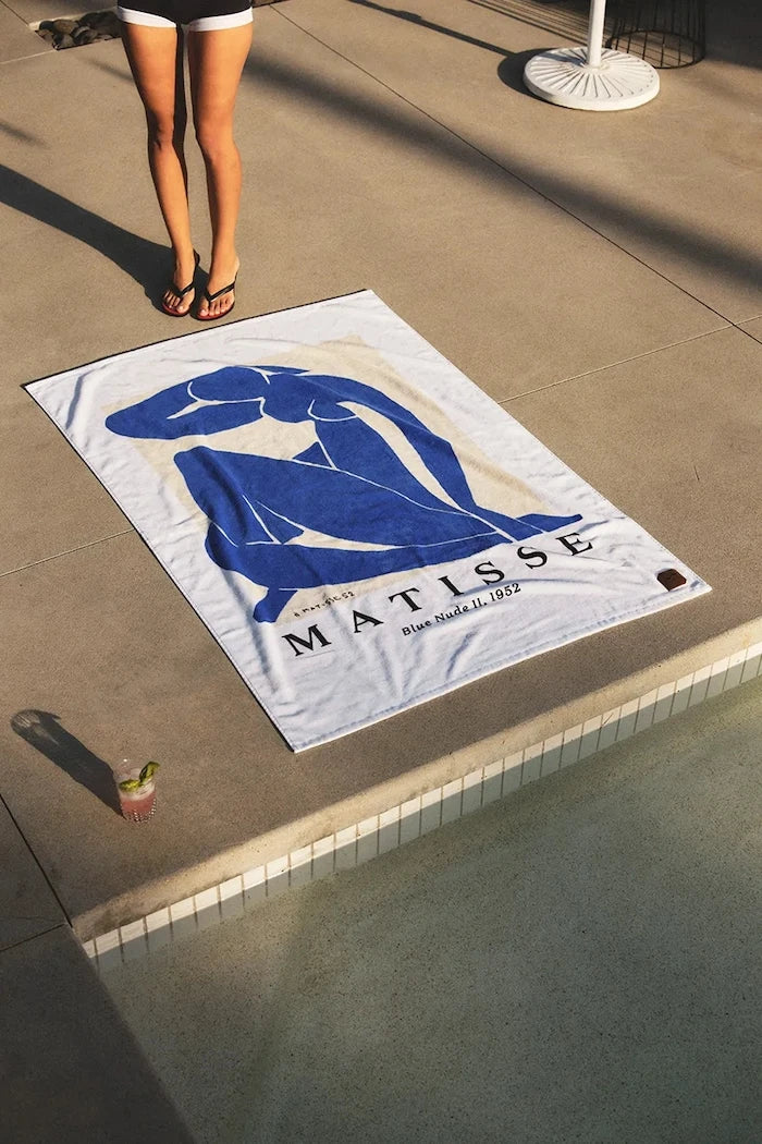 Slowtide x Henri Matisse Pamuklu Plaj Havlusu 100 x 150 cm