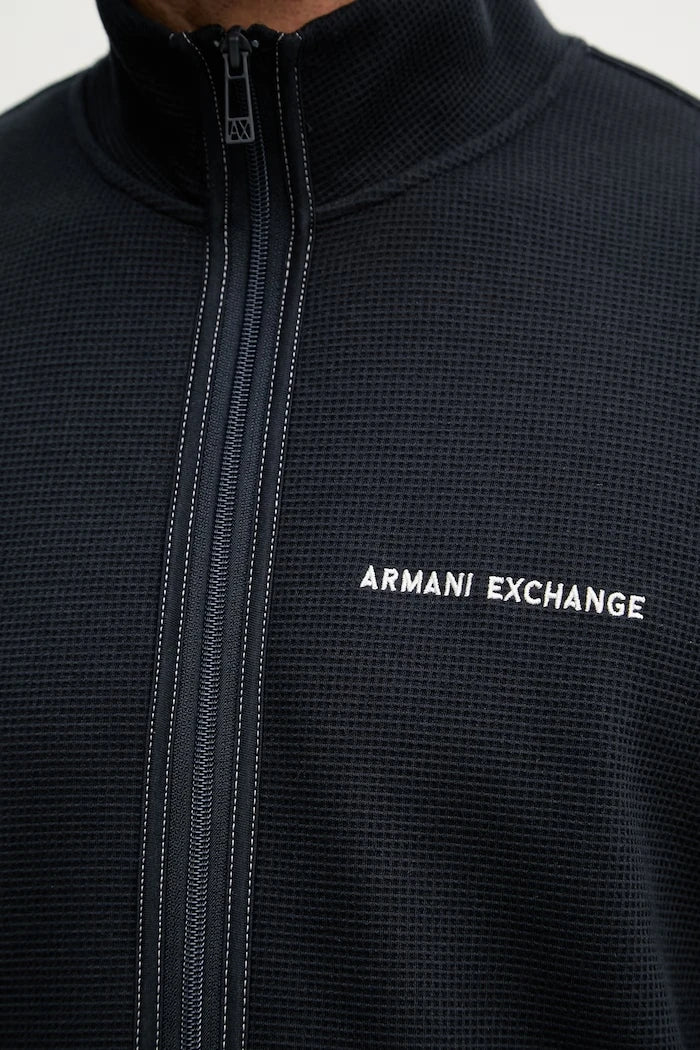 Armani Exchange суичър с цип мъжки от памук