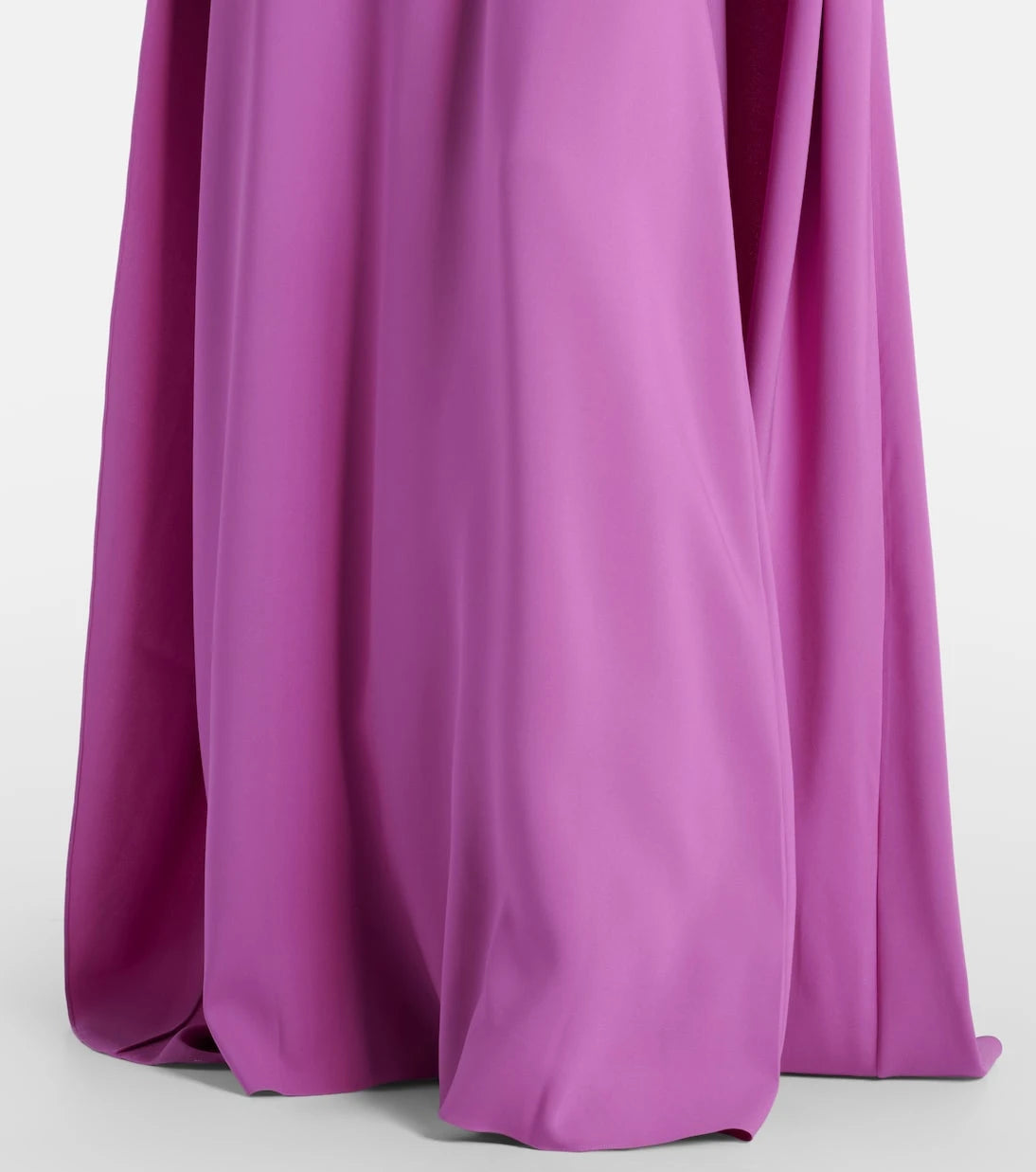 Oscar de la Renta - Caped silk-blend gown