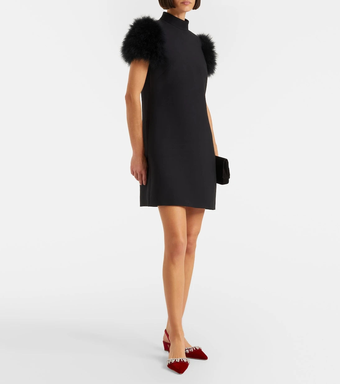 Manolo Blahnik - Bequila 30 embellished velvet slingback pumps