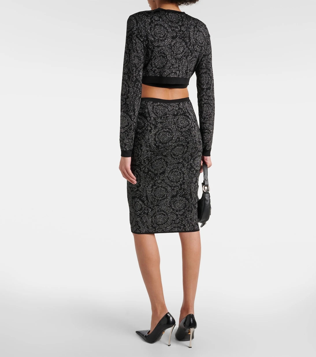 Versace - Barocco cropped cardigan