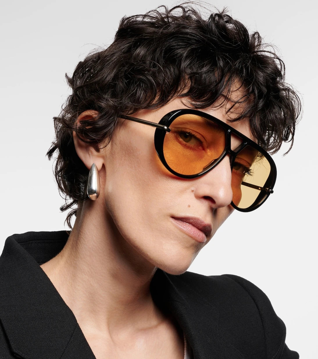 Bottega Veneta - نظارة أفياتور شمسية كلاسيكية