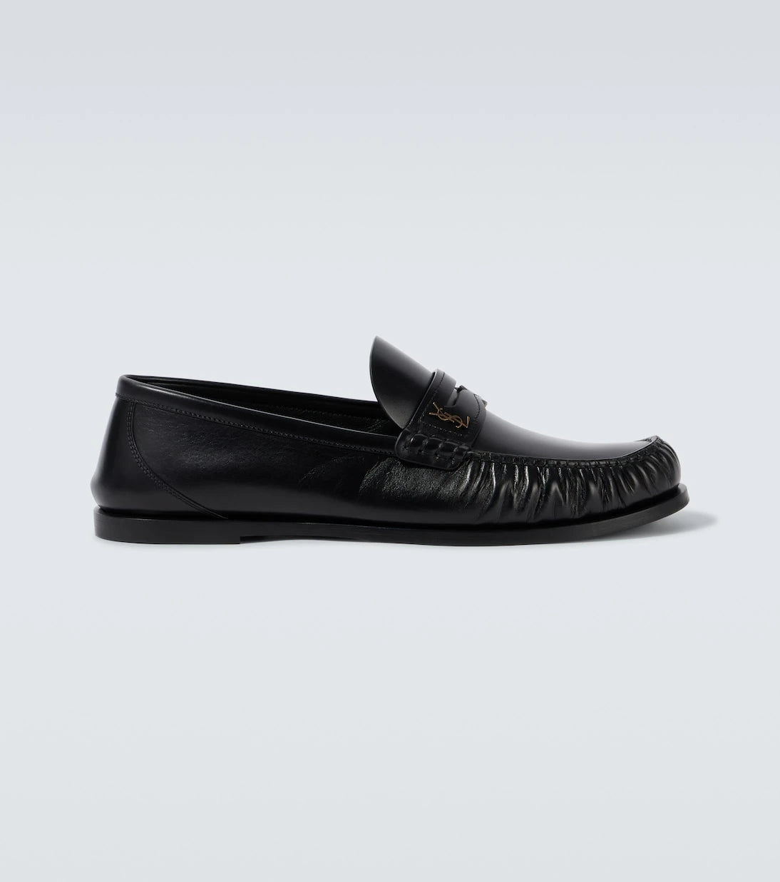 Saint Laurent - Laurent leather penny loafers