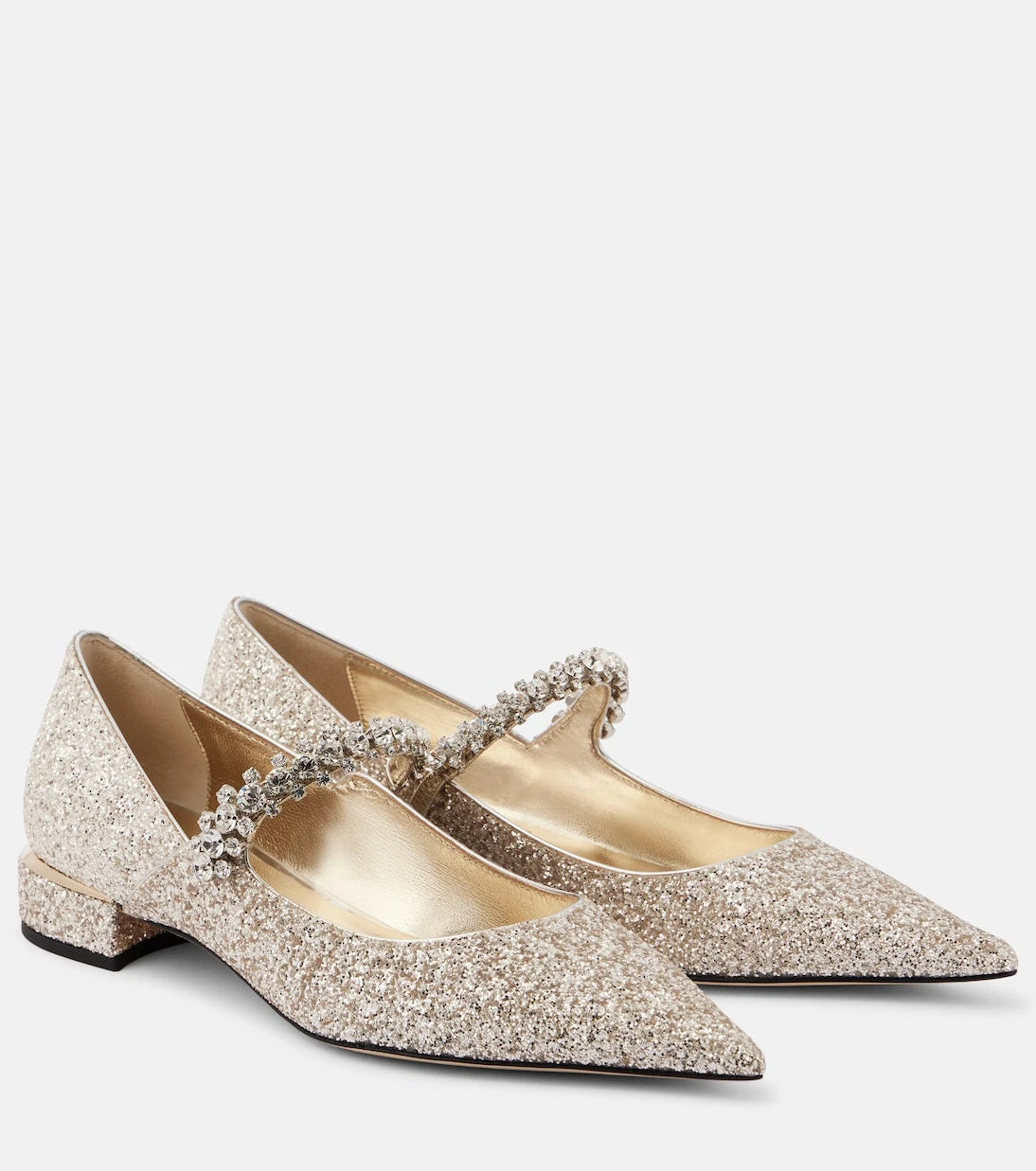 Jimmy Choo - Bing glitter ballet flats