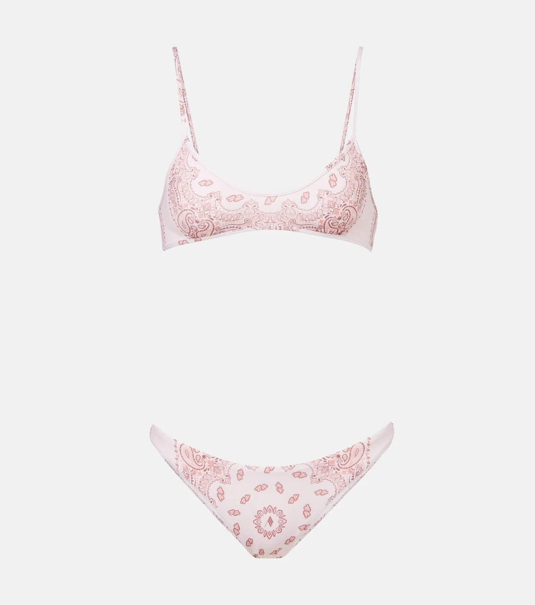 The Attico - Bandana mid-rise bikini