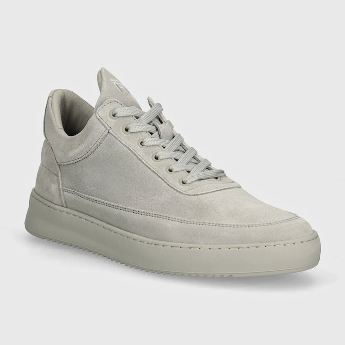 Filling Pieces Low Top Suede All Grey Süet Sneakers