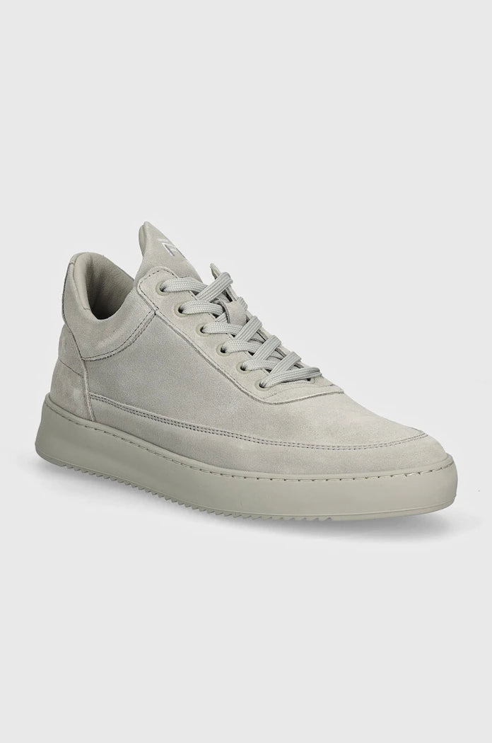 Filling Pieces Low Top Suede All Grey Süet Sneakers