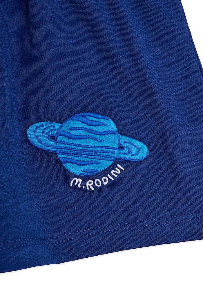 Mini Rodini Planet Çocuk Pamuklu Kısa Şort