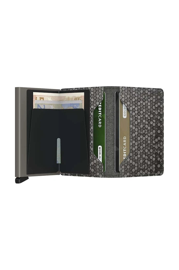 Secrid Slimwallet Hexagon Grey Cüzdan